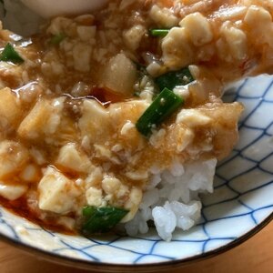 チンゲン菜入り♪麻婆豆腐！